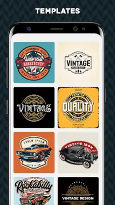 Vintage Logo Maker android App screenshot 4