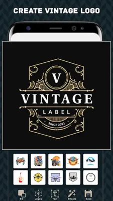 Vintage Logo Maker android App screenshot 5